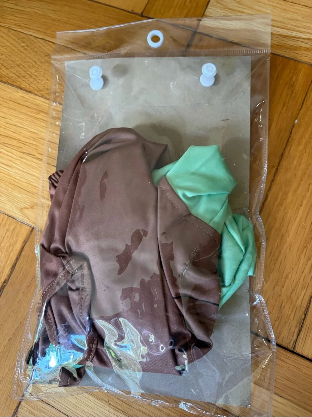 Disney Star Wars Grogu Pet Dog Costume - Green & Brown Sz XL Halloween Party